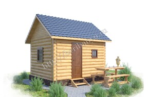 баня из сруба 4х5